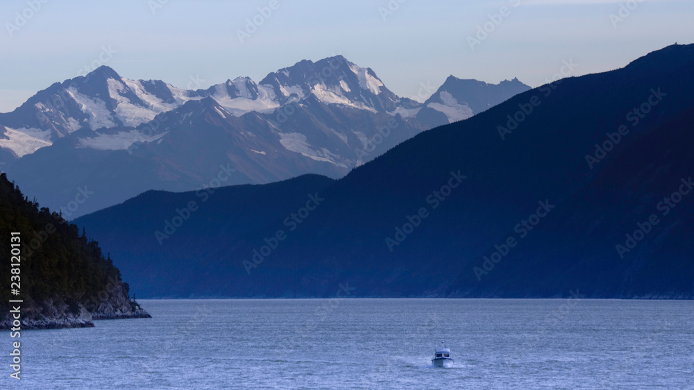 mountains and sea fishing