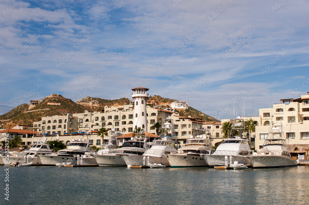 cabo san lucas yachts in harbor