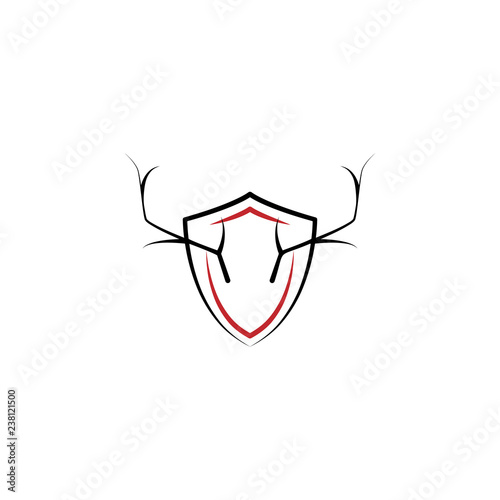 Camping, hunting trophy 2 colored line icon. Simple hand drawn color element illustration. Camping, hunting trophy outline symbol design from camping set
