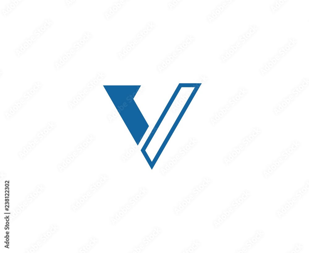 V letter logo V letter logo