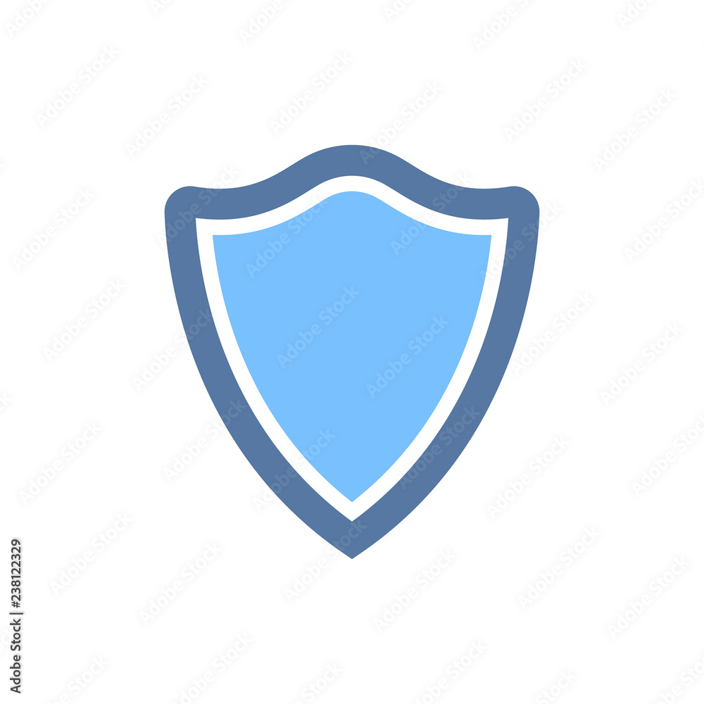 Simple Illustration of Protection Shield Icon Simple Illustration of Protection Shield Icon