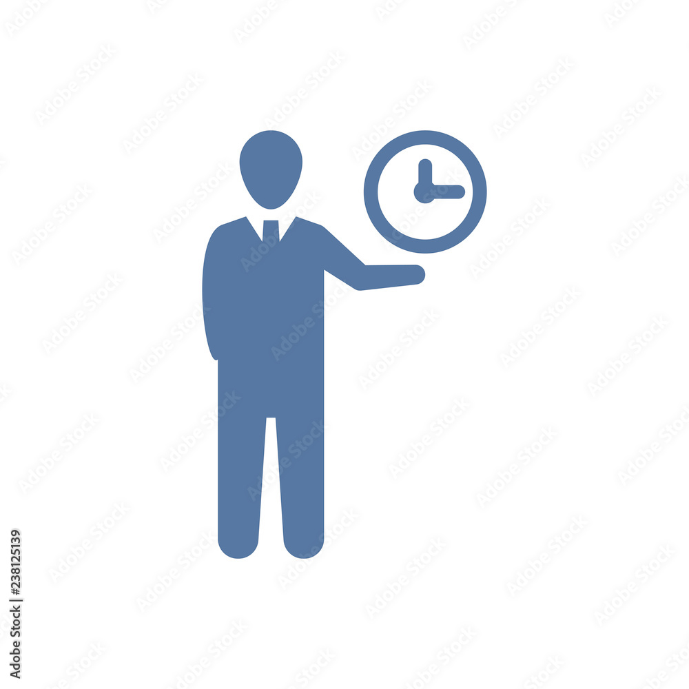 Business Time Management Icon Business Time Management Icon