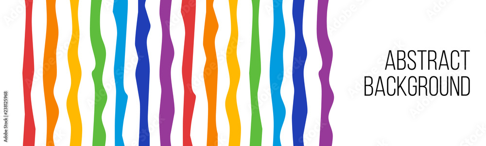 rainbow curved lines, wide abstract background rainbow curved lines, wide abstract background