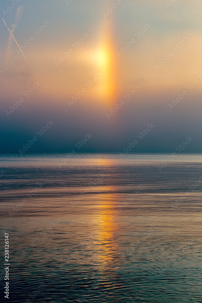 Fototapeta premium Rainbow above the ocean