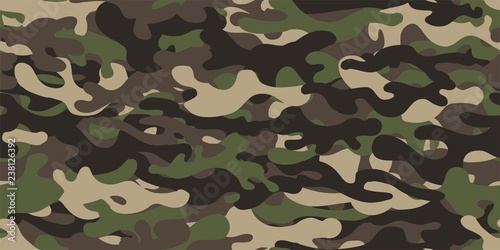 Camouflage background. Seamless pattern.Vector. 迷彩パターン
