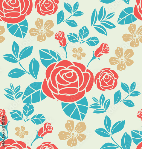 Floral seamless  pattern6