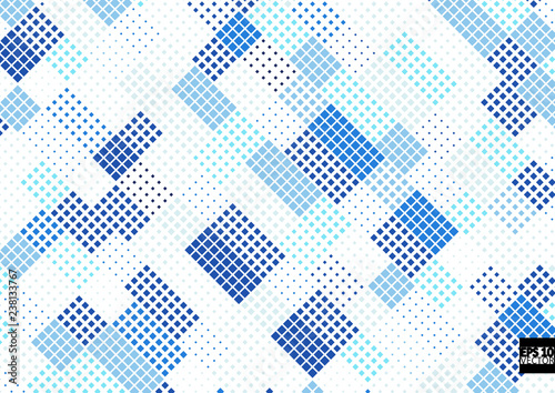 Abstract square pixel mosaic background. Eps10 Vector illustration