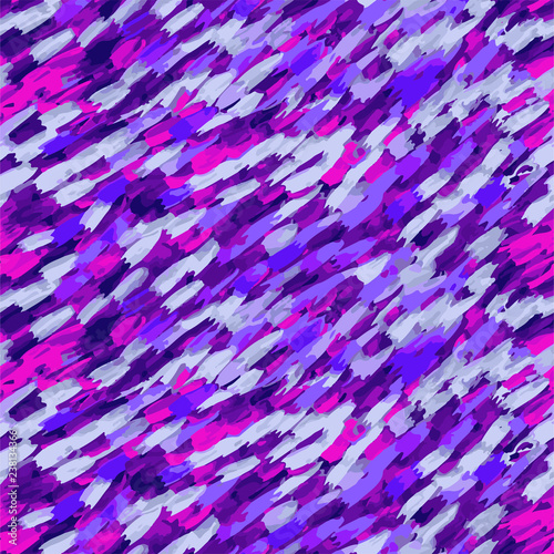 Vector illustration of seamless pattern of diagonal brush strokes. 