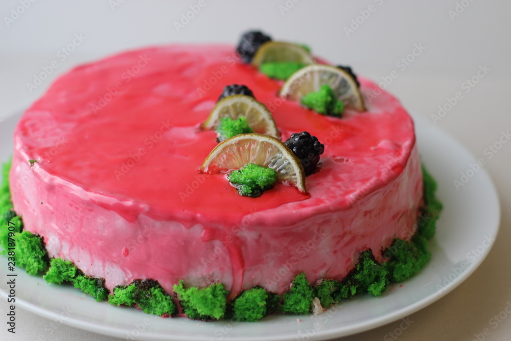 cake with strawberries and cream cake with strawberries and cream