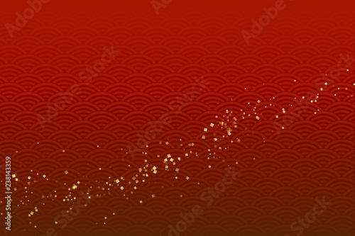 波のパターン ワインレッドの背景 Stock イラスト Adobe Stock