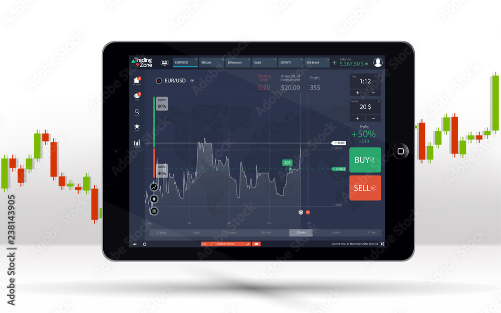 Tablet PC Business chart, uptrend line graph, bar chart stock numbers bull market arrow up and down phone. Dashboard binary option, Ui interface. Financial markets background tablet Tablet PC Business chart, uptrend line graph, bar chart stock numbers bull market arrow up and down phone. Dashboard binary option, Ui interface. Financial markets background tablet