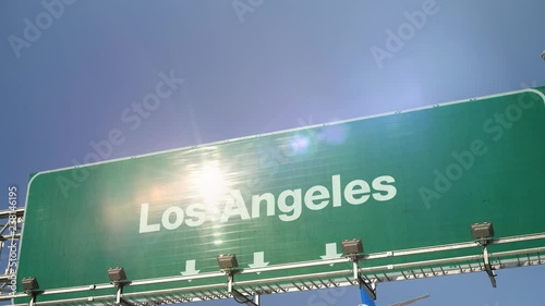 Airplane Landing Los Angeles
