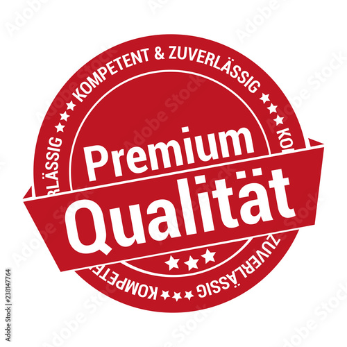 Gütesiegel Aufkleber für Premium Qualität