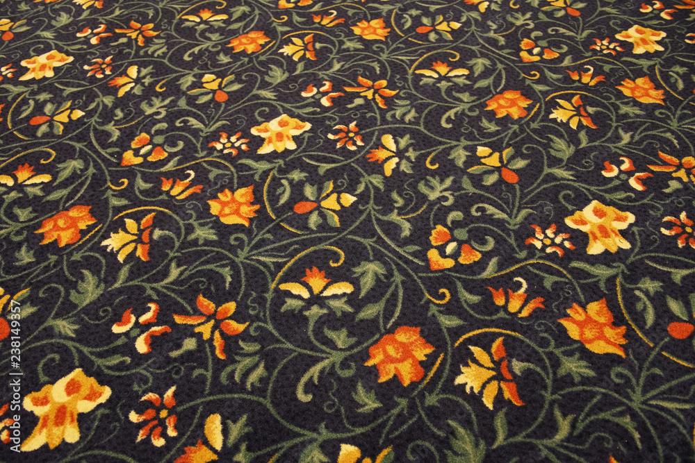 close up carpet texture with flower pattern close up carpet texture with flower pattern