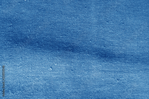 Cotton cloth texture in navy blue color.