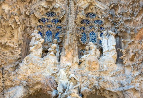 The architecture and the art in Barcelona