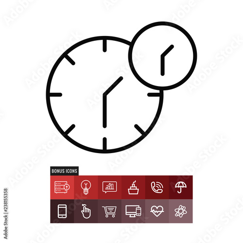 Time vector icon