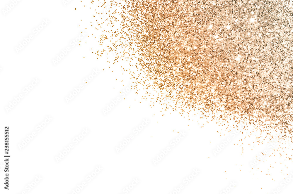 Background with gold glitter for your design