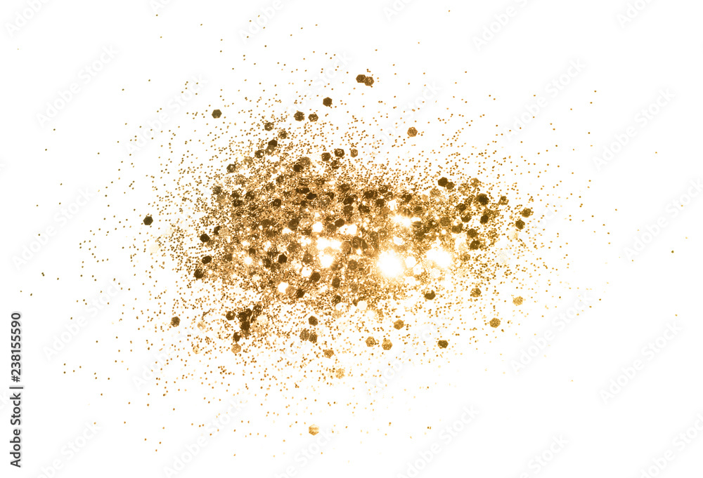 Background with gold glitter for your design