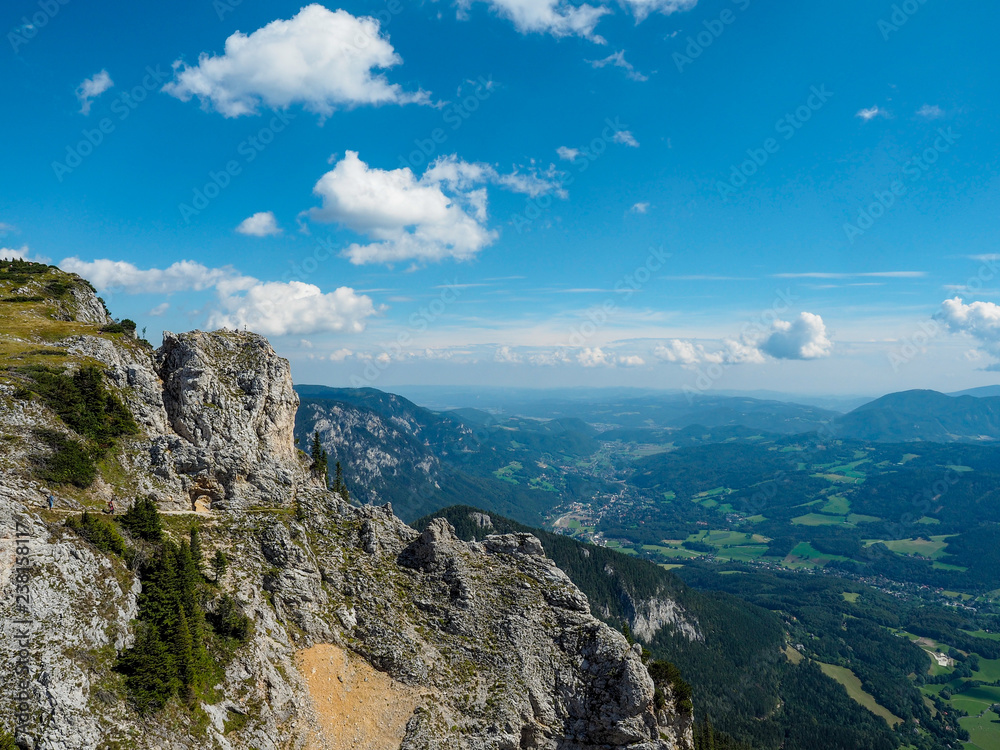 Naklejka premium Blick vom Berg