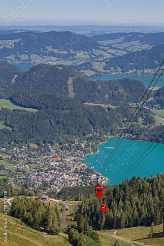 Kabinenseilbahn auf das Zwölferhorn photo