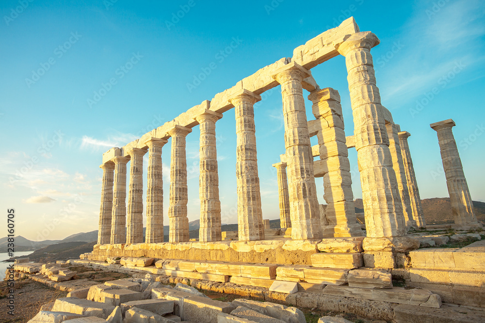 GRE Attica Sounio Poseidon temple by petinaki Greece