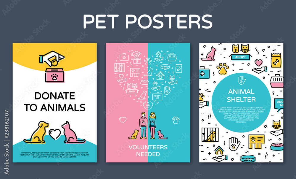 animal charity posters