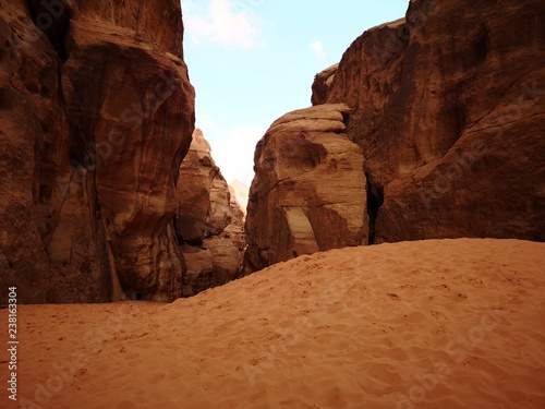 canyon in a desert