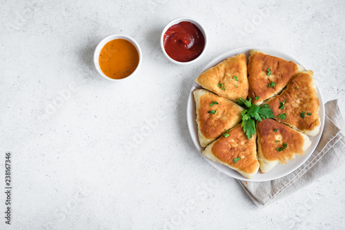 Vegetable samosas photo