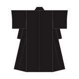 Japanese kimono template illustration (black)