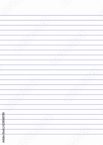 blue line on white sheet, book is white page, book is white sheet.