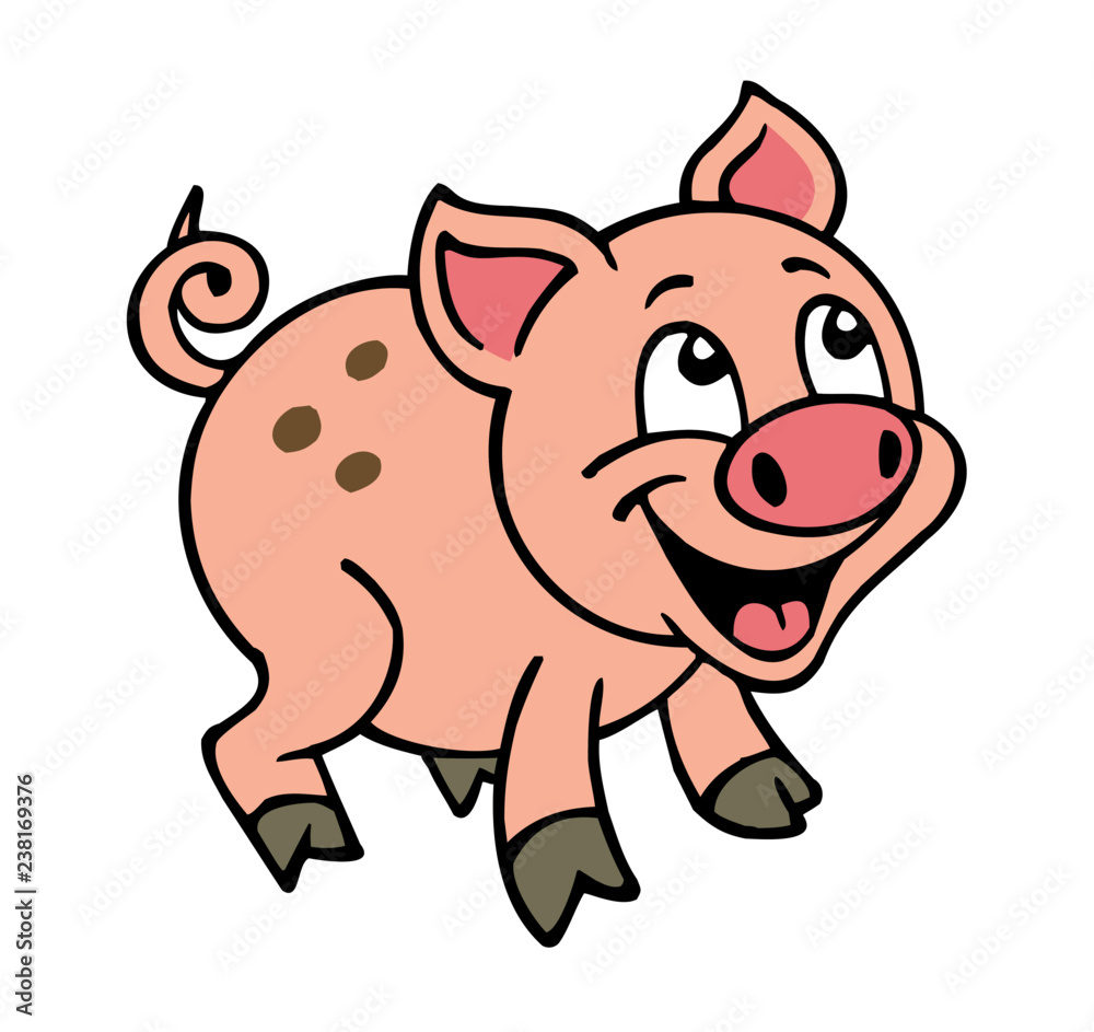 piggy pink small nice dirty with stains piggy pink small nice dirty with stains