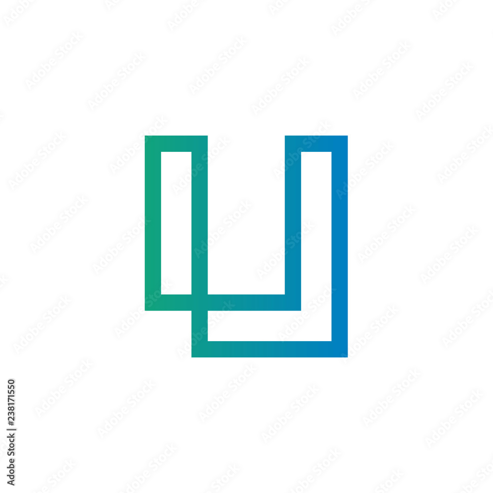 U Letter Logo Template, Vector Illustration U Letter Logo Template, Vector Illustration