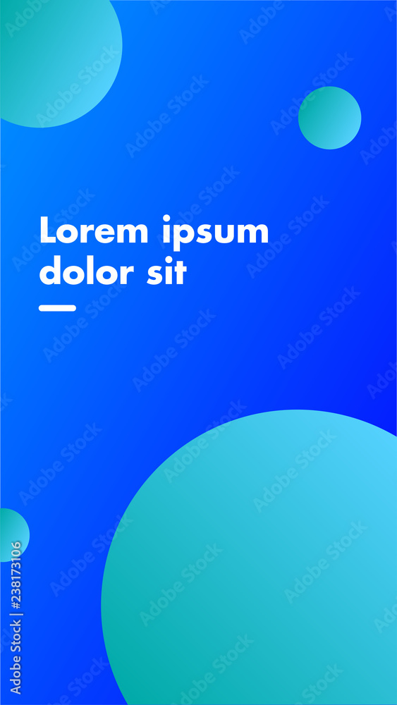circle minimalism gradient ui design background Stock Vector | Adobe Stock