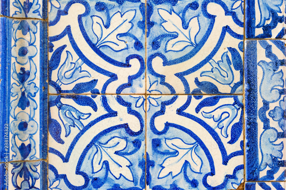 traditional Andalusian tiles from Seville, Spain traditional Andalusian tiles from Seville, Spain