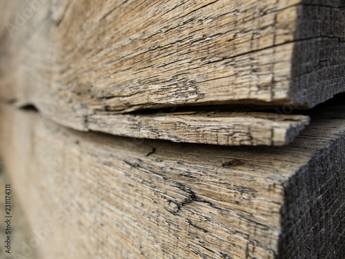 Fotografie texture of old wood nod oak knot, wood fibers, cracks
