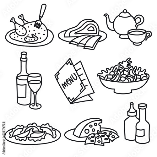 food icon set