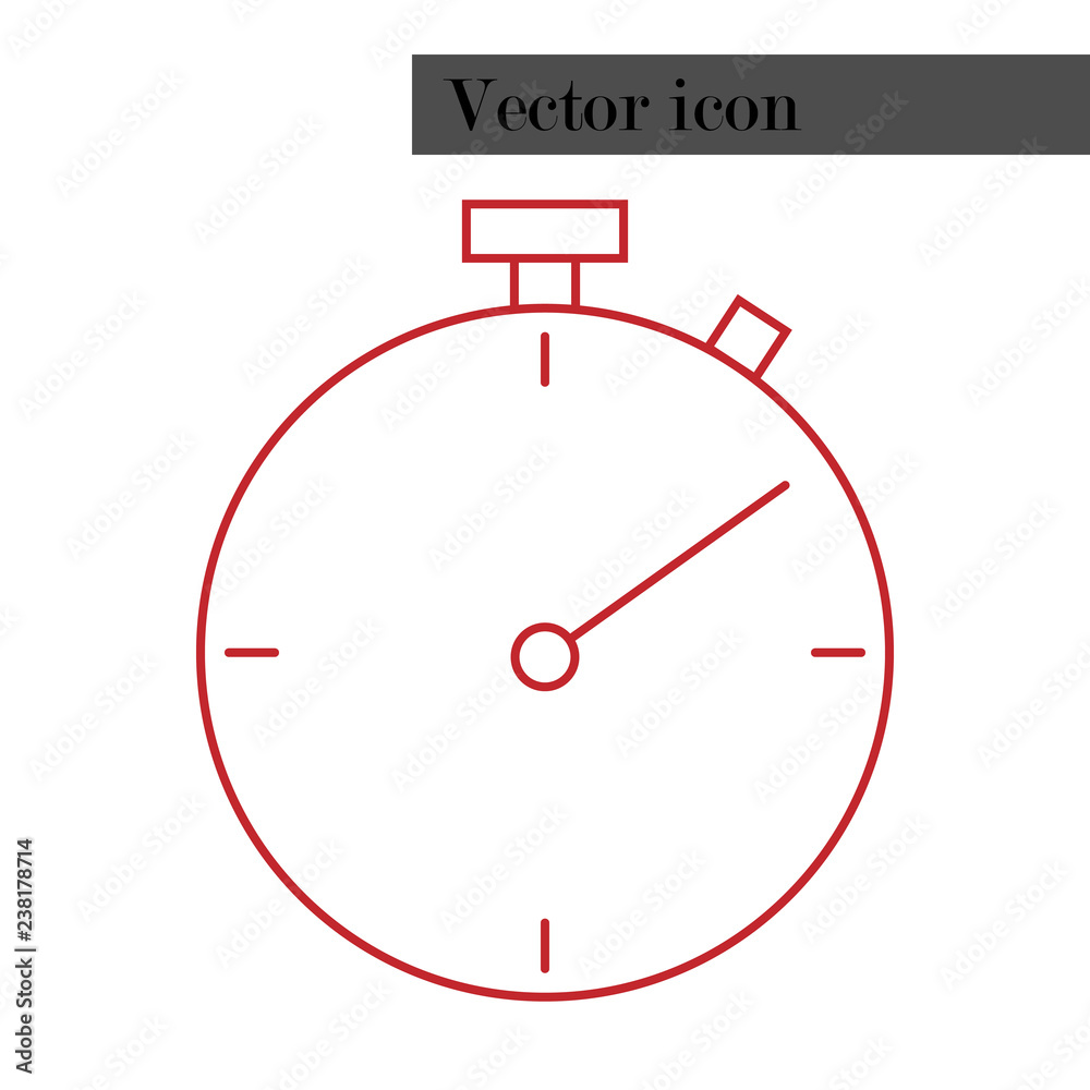 Stopwatch icon. Vector illustration of a round stopwatch with arrows. Stopwatch icon. Vector illustration of a round stopwatch with arrows.