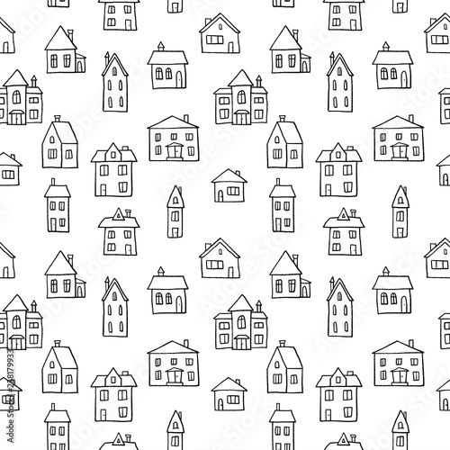 Black and white homes