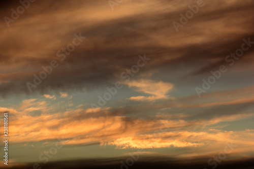 Dark cloudy sky in rainy season. Nature concept