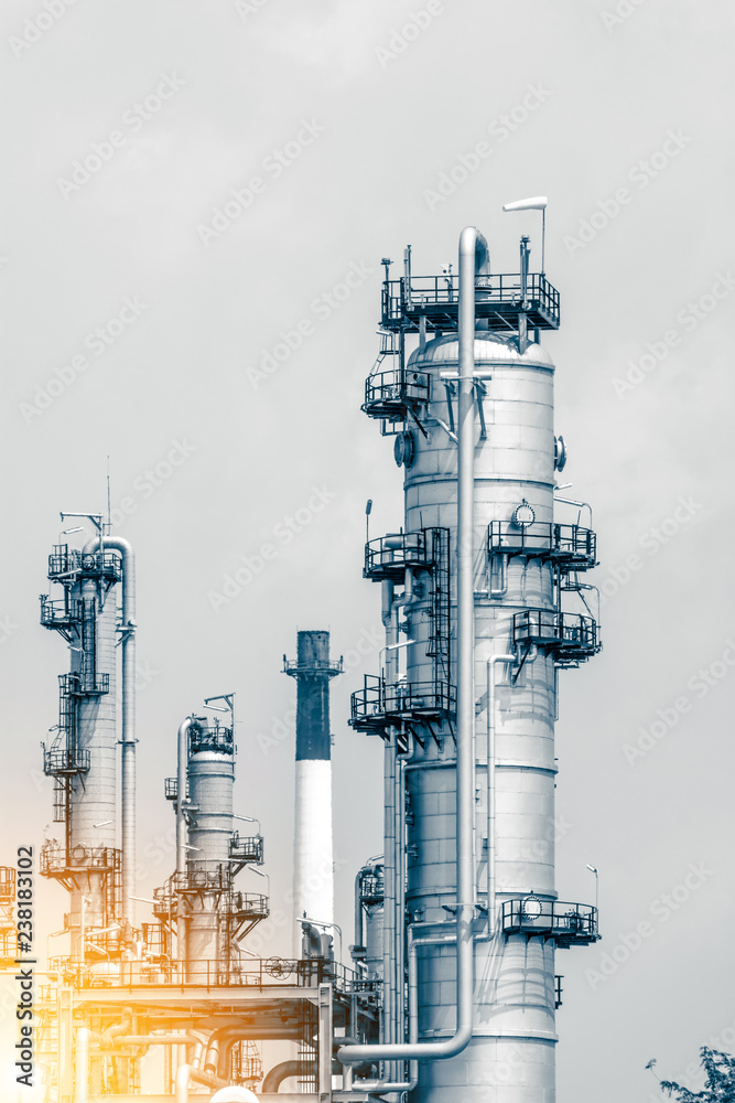 Industrial zone. Plant oil and gas refinery industry. Industrial zone. Plant oil and gas refinery industry.