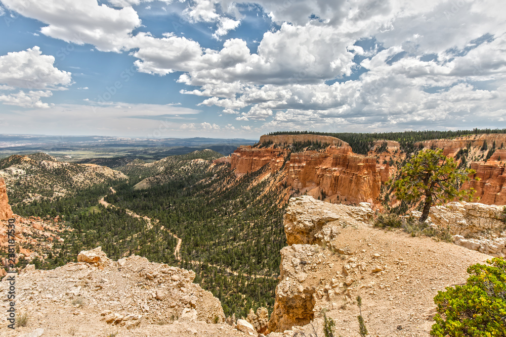 Viewpoint in Bryce Canyon, Utah