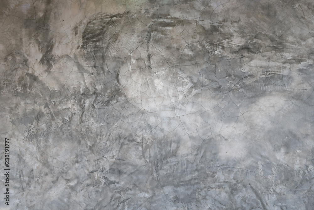 Naklejka premium cement concrete gray mortar wall rough grunge crack surface texture background
