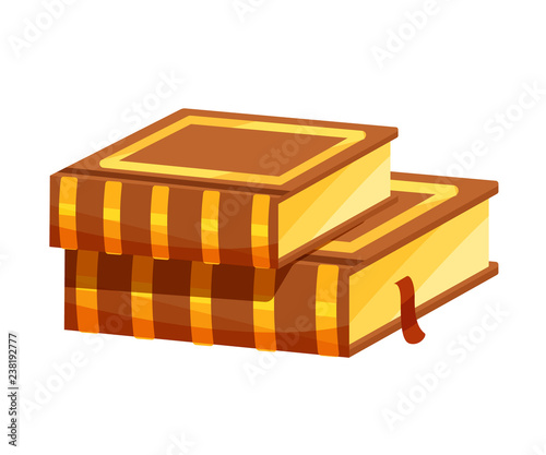 Book with scriptures on holy Jewish holiday of candles, Hanukkah.