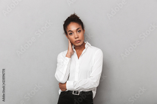 Attractive young african business woman wearing shirt © Drobot Dean