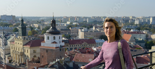 Tourist in Lublin, Poland