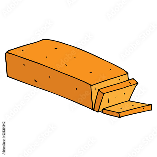 Butter icon. Vector illustration of a piece of butter. Hand drawn butter.