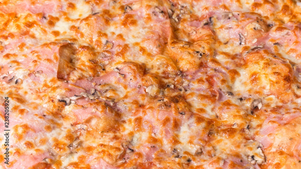 pizza capricciosa close up texture pizza capricciosa close up texture