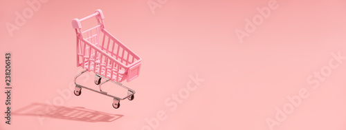 Shopping trolley minimal photo