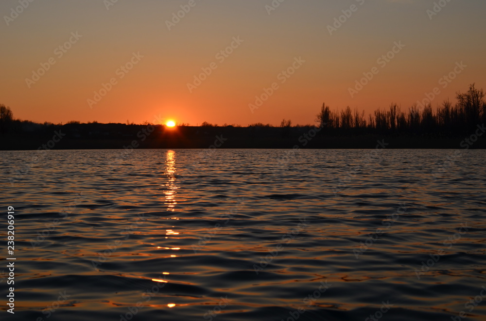 Naklejka premium river Berda